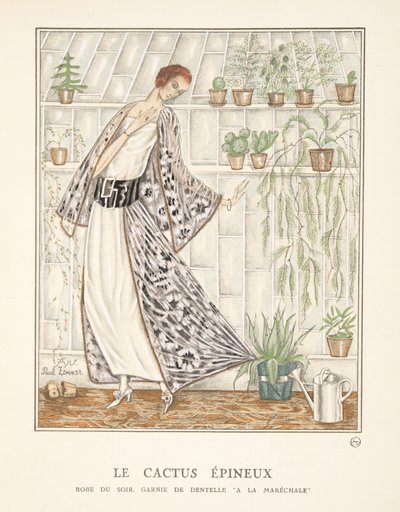 The Thorny Cactus, from a Collection of Fashion Plates by Paul Zenker